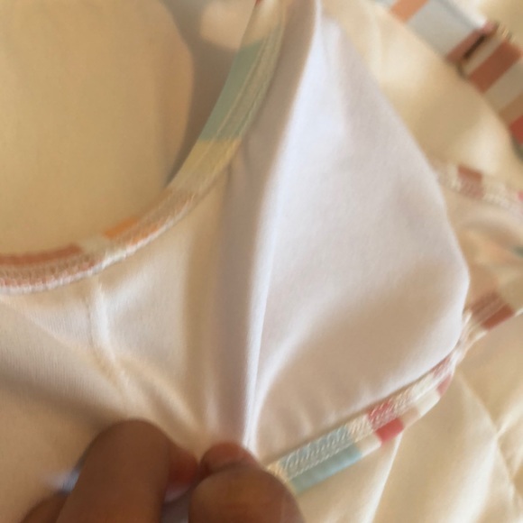 Xhilaration Striped Swim Top NWOT - Picture 6 of 7